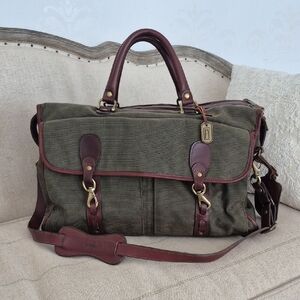 Hartmann Stylish Olive and Brown Men's Bag